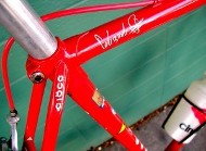 Red Bike Frame